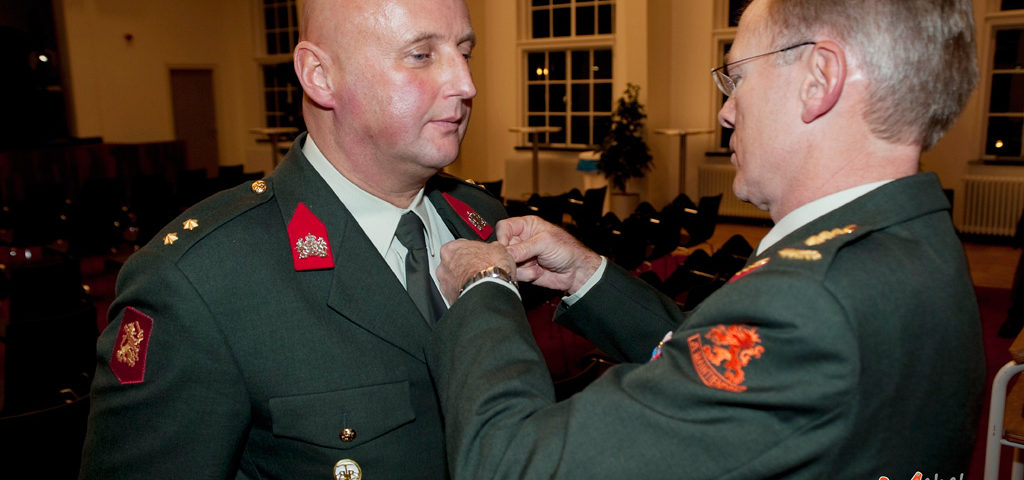 Eerste gevechtsinsigne voor reservist