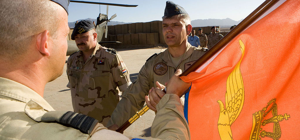 Nieuwe commandant Apache-detachement