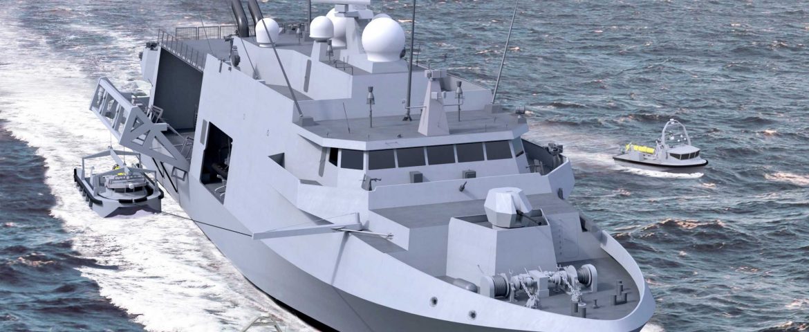 Het Belgisch-Nederlandse mijnenjagerprogramma van Belgium Naval & Robotics overschrijdt met succes de mijlpaal «Systems Functional Review»