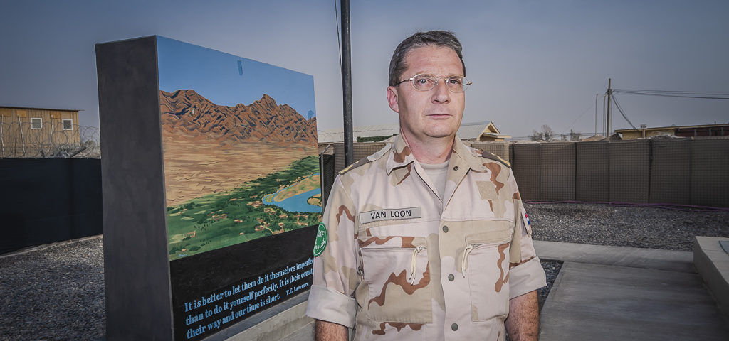 Dutch Officer responsible for Regional Command South in Kandahar