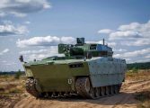 "Borsuk" op het oefenterrein in Drawsko Pomorskie getest