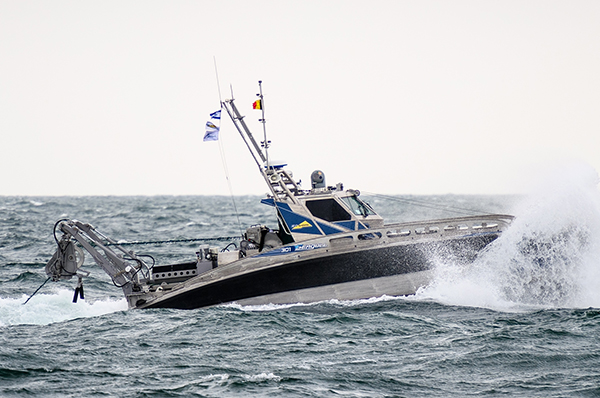 Seagull USV van Elbit Systems voor een marine in Azië, platform wordt gebouwd door De Haas Maassluis