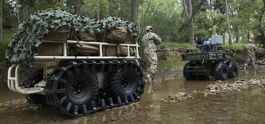 Manned-Unmanned Teaming – robots, autonome systemen ondersteunen de militair van de toekomst