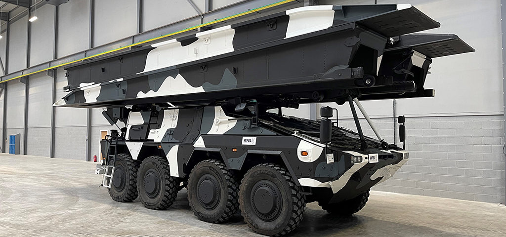 Boxer-brugmodule van WFEL op DSEI