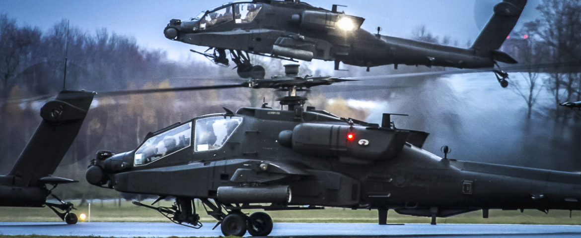 Nederland faciliteert (re)deployment US Army helikopterbrigades