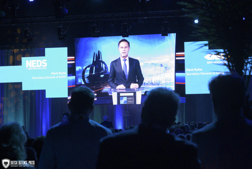 De opgenomen toespraak van NAVO-baas Mark Rutte