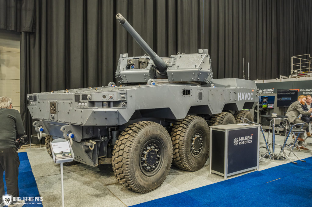 De onbemande Havoc van Milrem