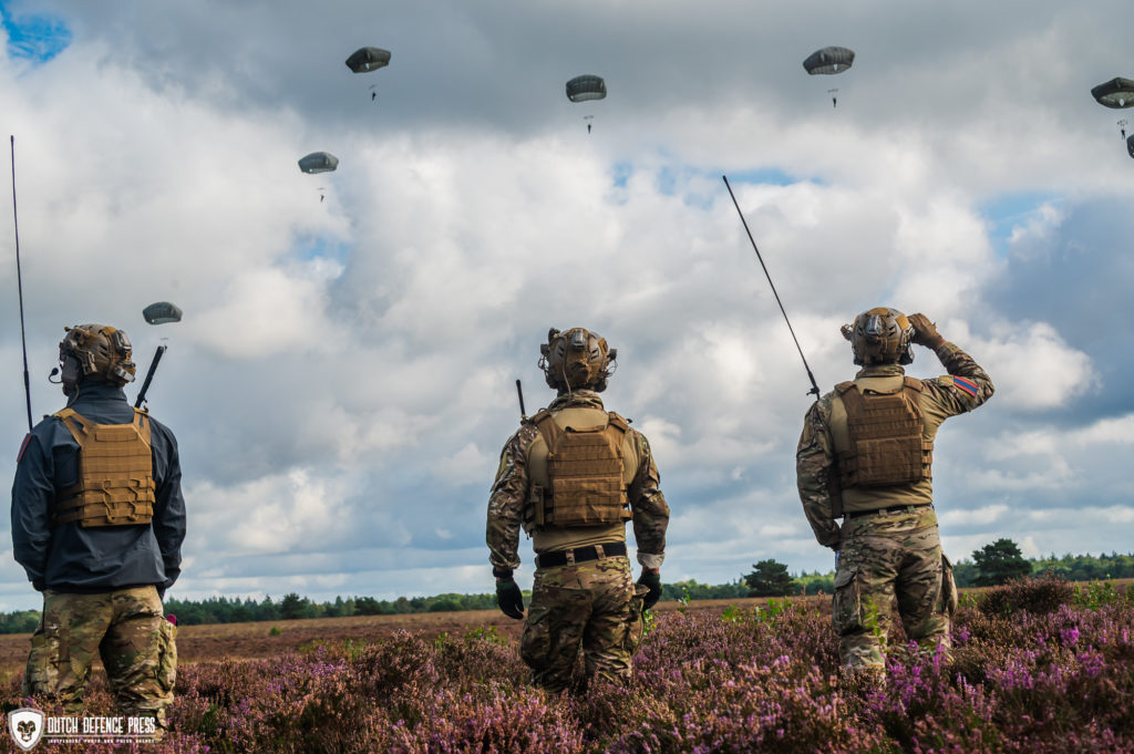 De uitrusting tijdens Falcon Leap in 2021....