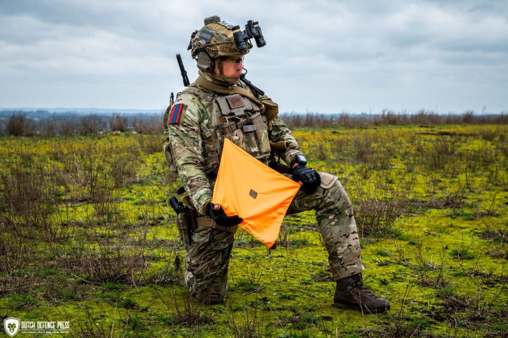 Het markeren van drop- en landing zones.