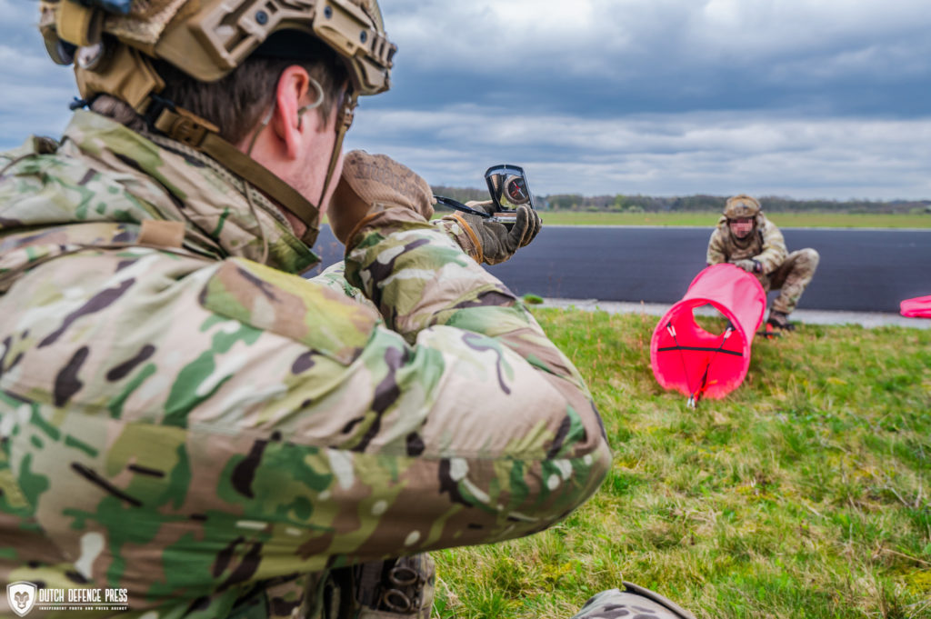 Het markeren van drop- en landing zones.