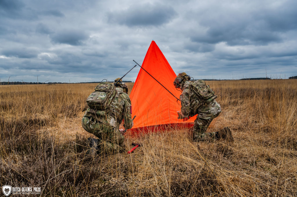Het markeren van drop- en landing zones.